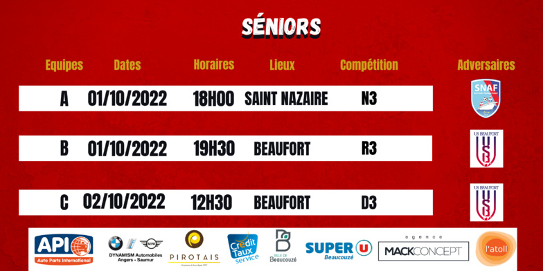 Agenda du week-end !