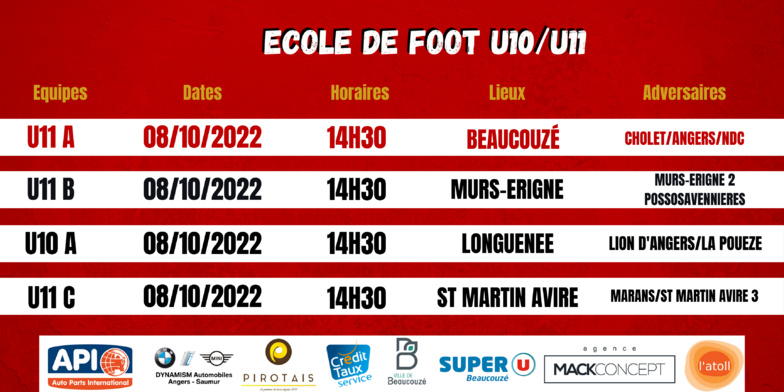 Agenda du week-end !