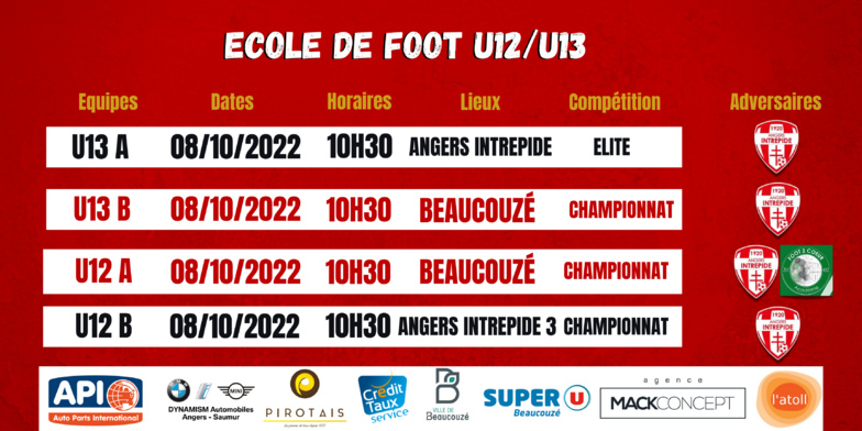 Agenda du week-end !