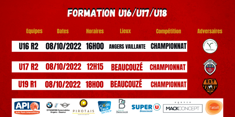 Agenda du week-end !