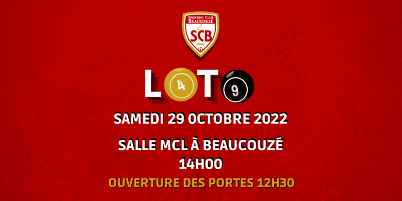 Le Loto du Sporting c'est demain !