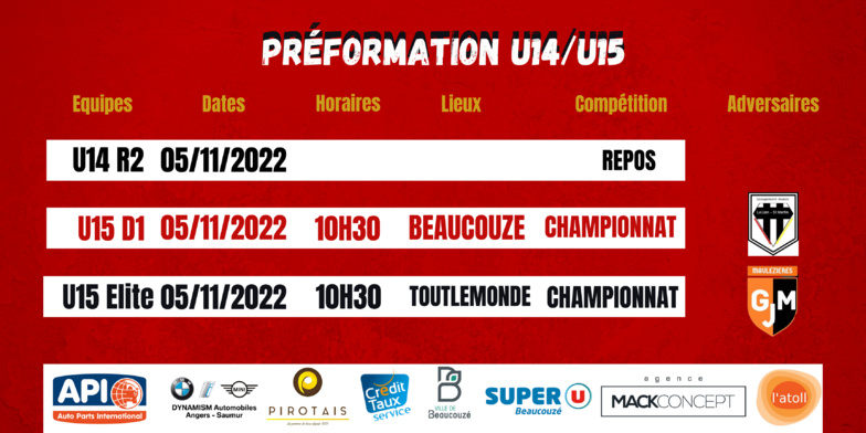 Agenda du week-end !