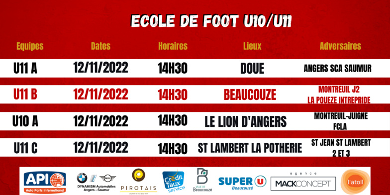Agenda du week-end !