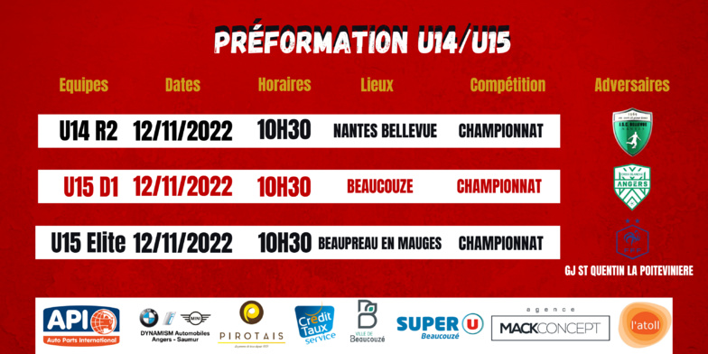 Agenda du week-end !