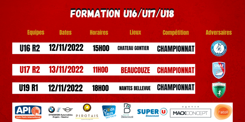 Agenda du week-end !