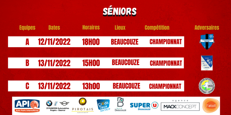 Agenda du week-end !