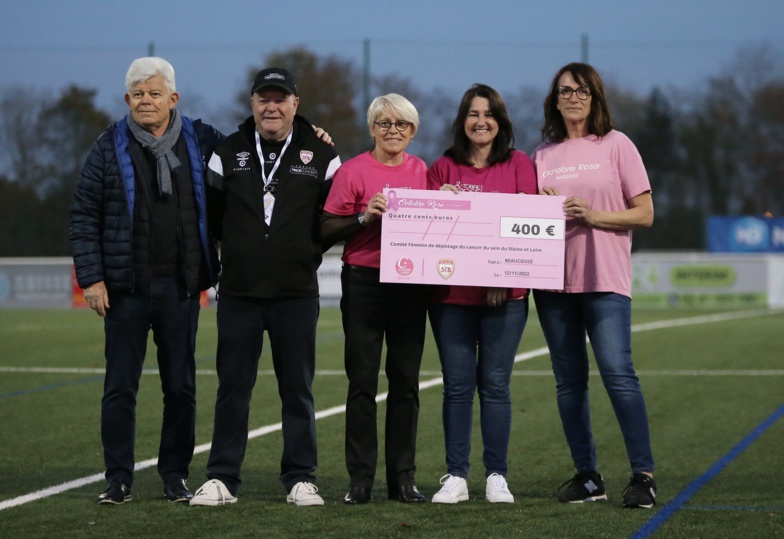 Octobre Rose, le Sporting a remis un chèque au Comité Féminin 49 !