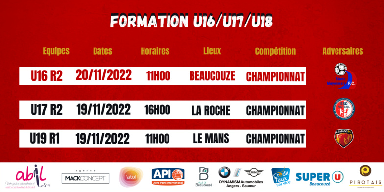 Agenda du week-end !