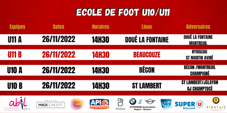 Agenda du week-end !