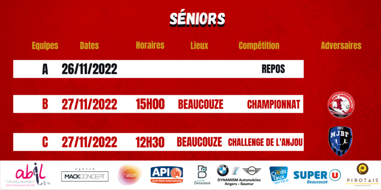 Agenda du week-end !