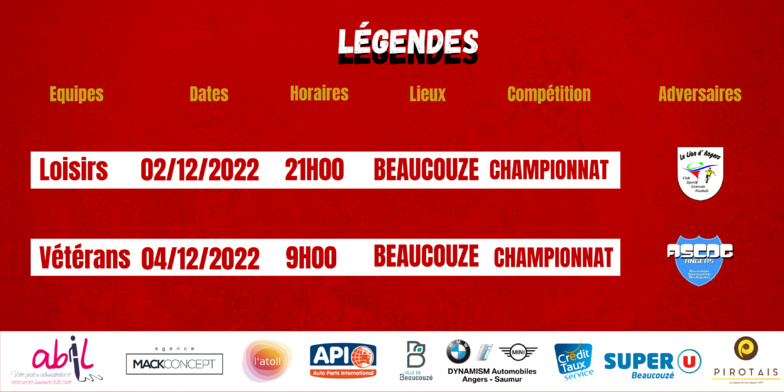 Agenda du week-end