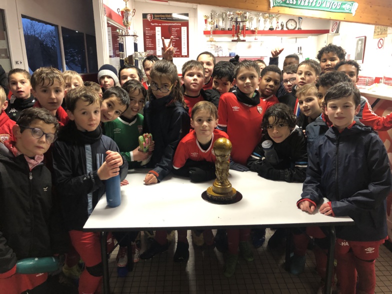 Tradition, le goûter de Noël de L'École de Football ce mercredi !