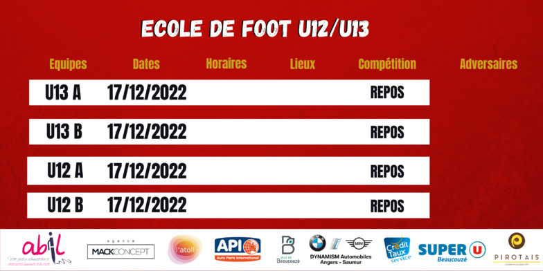 Agenda du week-end !