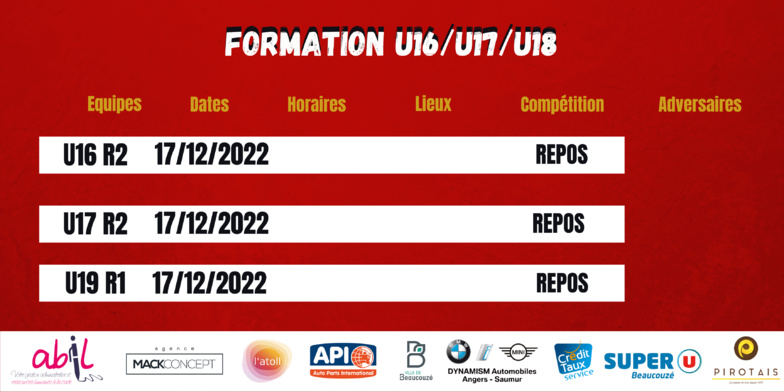 Agenda du week-end !