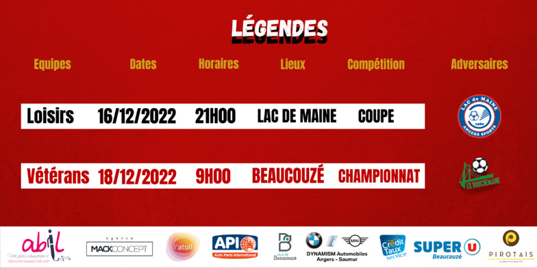 Agenda du week-end !