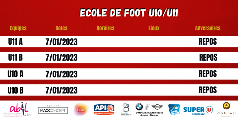 Agenda du week-end !