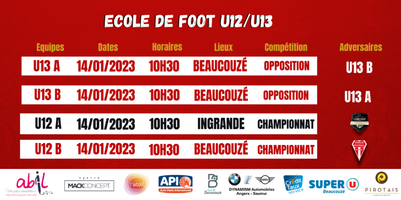 Agenda du week-end !