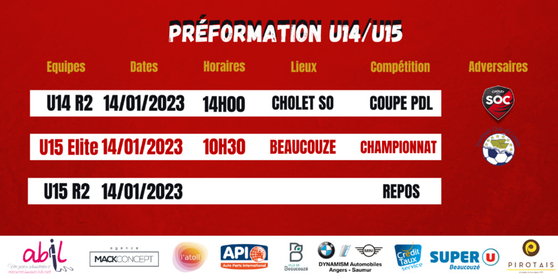 Agenda du week-end !