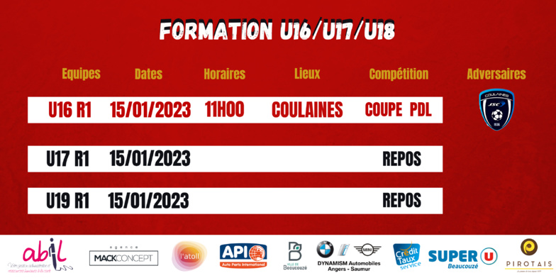 Agenda du week-end !