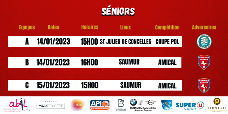 Agenda du week-end !