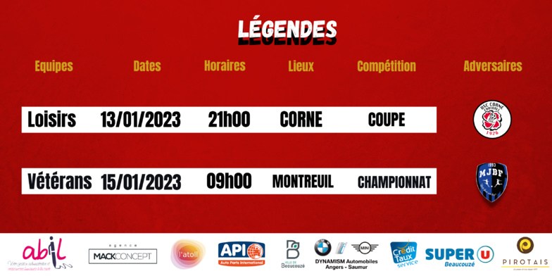 Agenda du week-end !