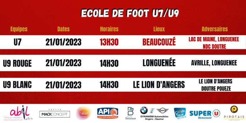 Agenda du week-end !