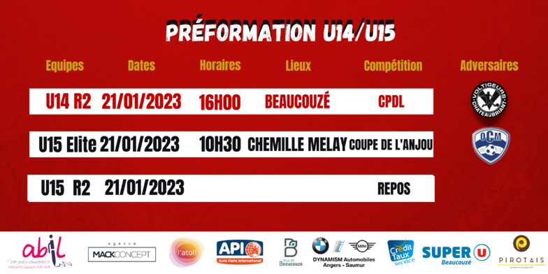 Agenda du week-end !
