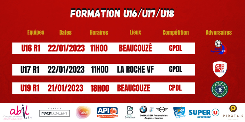 Agenda du week-end !