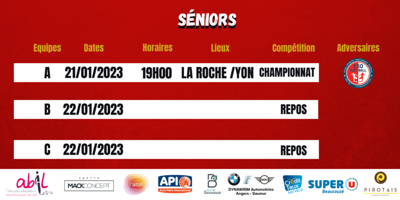 Agenda du week-end !