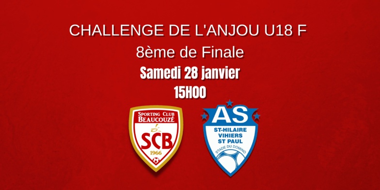 Challenge de l'Anjou les U18 féminines reçoivent St Hilaire de Coron !