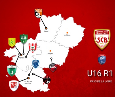 U16 R1, le groupe est connu ! 