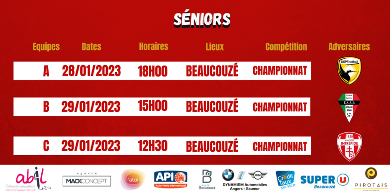 AGENDA DU WEEK-END !