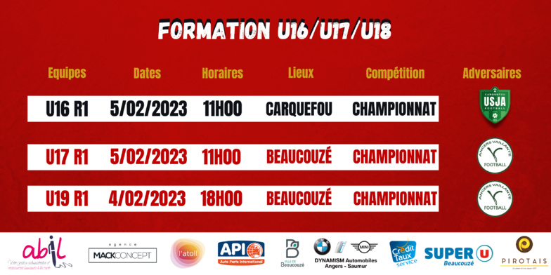 AGENDA DU WEEK-END !