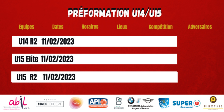 AGENDA DU WEEK-END !