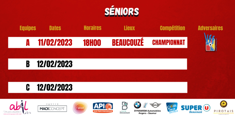 AGENDA DU WEEK-END !