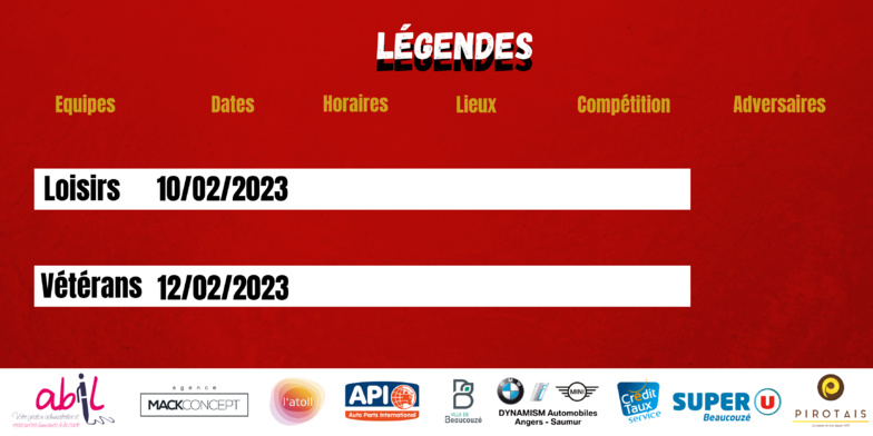 AGENDA DU WEEK-END !