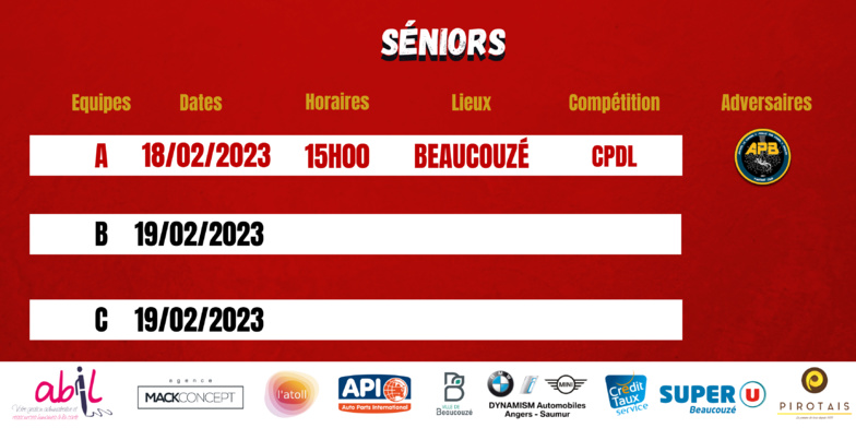 Agenda du week-end !