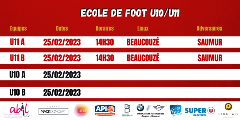 AGENDA DU WEEK-END !