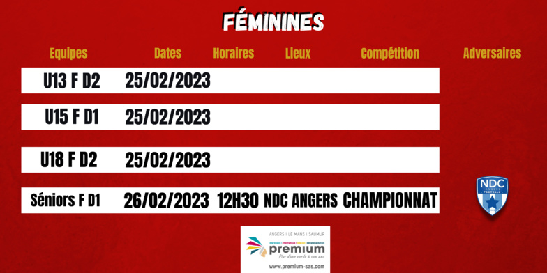 AGENDA DU WEEK-END !