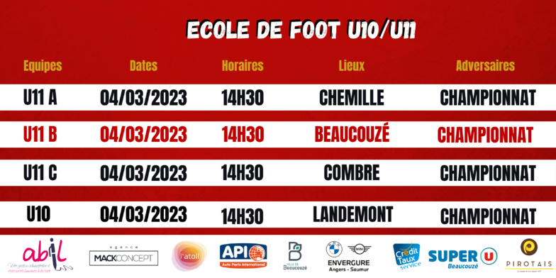 AGENDA DU WEEK-END !
