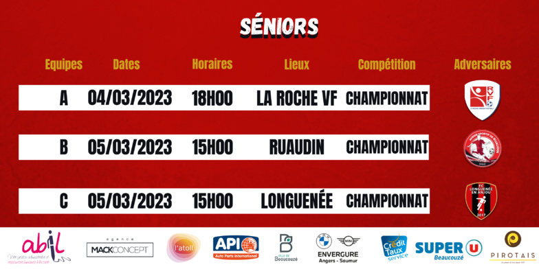 AGENDA DU WEEK-END !