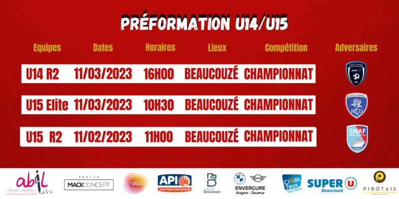AGENDA DU WEEK-END !