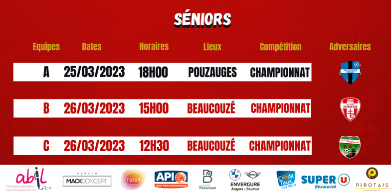 Agenda du week-end !