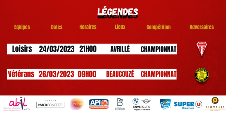Agenda du week-end !