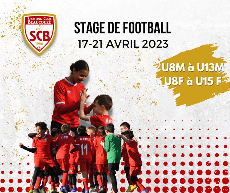 Inscriptions Stage de Pâques au Sporting !