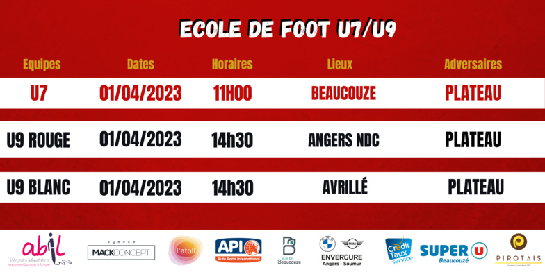 Agenda du week-end !