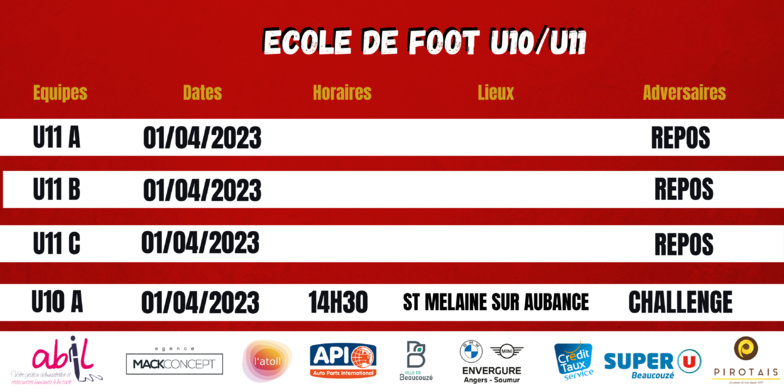Agenda du week-end !