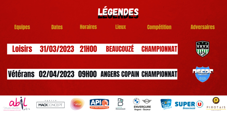 Agenda du week-end !