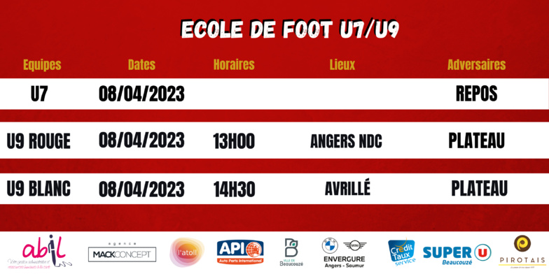 AGENDA DU WEEK-END !