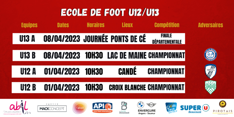 AGENDA DU WEEK-END !